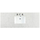 James Martin (single) 60-inch Silestone Eternal Jasmine Pearl Quartz Countertop & Rectangular Sink - 3cm Thick