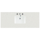 James Martin (single) 60-inch Silestone Lime Delight Quartz Countertop & Rectangular Sink - 3cm Thick