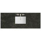 James Martin (single) 60-inch Eclos Phantome Engineered Stone/Glass Countertop & Rectangular Sink - 3cm Thick