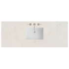 James Martin (single) 60-inch Silestone Siberian Quartz Countertop & Rectangular Sink - 3cm Thick