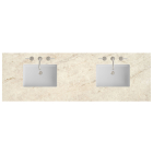 James Martin (double) 72-inch Eclos Tajnar Engineered Stone/Glass Countertop & Rectangular Sinks - 3cm Thick