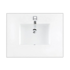 James Martin (single) 30-inch Silestone 1-Hole White Zeus Quartz Countertop & Rectangular Sink - 3cm Thick