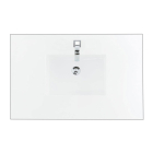 James Martin (single) 36-inch Silestone 1-Hole White Zeus Quartz Countertop & Rectangular Sink - 3cm Thick