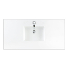 James Martin (single) 48-inch Silestone 1-Hole White Zeus Quartz Countertop & Rectangular Sink - 3cm Thick