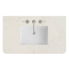 James Martin (single) 36-inch Silestone Siberian Rounded Quartz Countertop & Rectangular Sink - 3cm Thick / 3-Hole