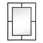 James Martin Boston 30-Inch Matte Black Mirror