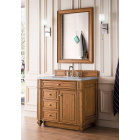 James Martin Bristol (single) 36-Inch Saddle Brown Vanity - 157-V36-SBR