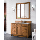 James Martin Bristol (single) 48-Inch Saddle Brown Vanity - 157-V48-SBR