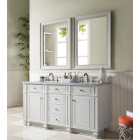 James Martin Bristol (double) 60-Inch Bright White Vanity - 157-V60D-M-BW