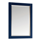Avanity Mason 24-Inch Navy Blue Modern Bathroom Mirror with Gold Trim