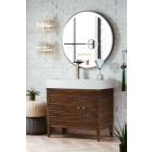 James Martin Linear (single) 35.5-Inch Mid Century Walnut Modern Vanity - 210-V36-WLT
