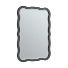 James Martin Rowyn Wavy 28-Inch Carbon Oak Bathroom Mirror