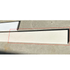 Silestone 26-inch Eternal Marfil Quartz Backsplash & Optional Sidesplashes - 2cm Thick