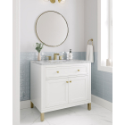James Martin Chicago (single) 36-Inch Glossy White Vanity - 503-V36-GW