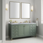 James Martin Chicago (double) 60-Inch Smokey Celadon Vanity Cabinet - 503-V60D-SC