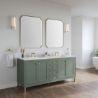 James Martin Chicago (double) 72-Inch Smokey Celadon Vanity - 503-V72-SC