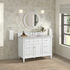 James Martin Lorelai (single) 48-Inch Bright White Vanity - 424-V48-M-BW