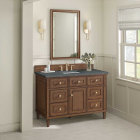 James Martin Lorelai (single) 48-Inch Mid-Century Walnut Vanity - 424-V48-M-WLT
