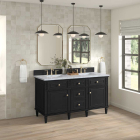 James Martin Lorelai (double) 60-Inch Black Onyx Cabinet - 424-V60D-M-BKO