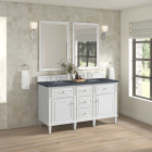 James Martin Lorelai (double) 60-Inch Bright White Vanity - 424-V60D-M-BW