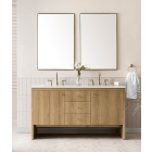 James Martin Hudson (double) 60-Inch Light Natural Oak Vanity Cabinet - 435-V60D-M-LNO