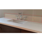 Silestone 48-inch Ethereal Noctis Quartz Backsplash & Optional Sidesplashes - 2cm Thick