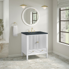 James Martin Myrrin (single) 30-Inch Bright White Vanity - 485-V30-BW