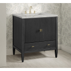 James Martin Myrrin (single) 30-Inch Carbon Oak Vanity - 485-V30-CBO