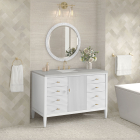 James Martin Myrrin (single) 48-Inch Bright White Vanity - 485-V48-BW