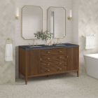 James Martin Myrrin (double) 60-Inch Mid-Century Walnut Cabinet - 485-V60D-M-WLT