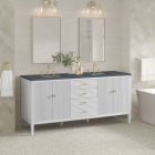 James Martin Myrrin (double) 72-Inch Bright White Vanity Cabinet - 485-V72-BW