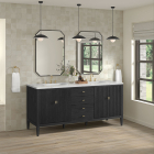James Martin Myrrin (double) 72-Inch Carbon Oak Cabinet - 485-V72-M-CBO