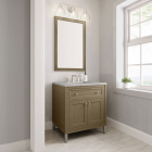 James Martin Chicago (single) 30-Inch Walnut Whisper Vanity - 503-V30-WLW