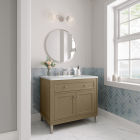 James Martin Chicago (single) 36-Inch Walnut Whisper Vanity - 503-V36-WLW