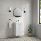 James Martin Chianti (single) 19.75-Inch Glossy White Bathroom Vanity Cabinet with Optional Base & Top - 533-V20-GW
