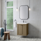 James Martin Chianti (single) 23.63-Inch Walnut Whisper Bathroom Vanity Cabinet with Optional Base & Top - 533-V24-WLW