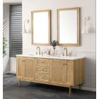 James Martin Laurent (double) 72-Inch Light Natural Oak Vanity - 545-V72-M-LNO