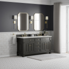 James Martin Brookfield (double) 72-Inch Black Onyx Vanity - 547-V72-BKO
