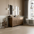 James Martin Brookfield (double) 72-Inch Pecan Vanity - 547-V72-PCN