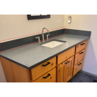 Silestone 60-inch Charcoal Soapstone Suede Quartz Backsplash & Optional Sidesplashes - 2cm Thick