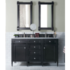 James Martin Brittany (double) 60-Inch Black Onyx Vanity - 650-V60D-M-BKO