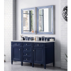 James Martin Brittany (double) 60-Inch Victory Blue Vanity - 650-V60D-M-VBL