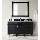 James Martin Brittany (single) 60-Inch Black Onyx Vanity - 650-V60S-BKO