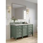 James Martin Brittany (single) 60-Inch Smokey Celadon Vanity - 650-V60S-M-SC
