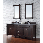 James Martin Brittany (double) 72-Inch Burnished Mahogany Vanity - 650-V72-M-BNM