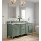 James Martin Brittany (double) 72-Inch Smokey Celadon Vanity - 650-V72-M-SC