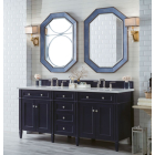 James Martin Brittany (double) 72-Inch Victory Blue Vanity - 650-V72-M-VBL