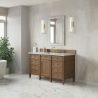 James Martin Brittany (single) 60-Inch Pecan Vanity - 655-V60S-PCN