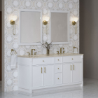 James Martin Bellshire (double) 72-Inch Bright White Vanity - 660-V72-BW