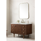 James Martin Amberly (single) 48-Inch Mid-Century Walnut Vanity - 670-V48-M-WLT